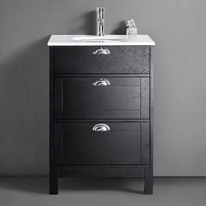 Allaskaappi Bathlife Lycka 600x480 mm musta