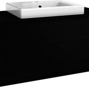 Allaskaappi Gustavsberg Artic 48100 Black Oak 1000x495x460 mm ilman allasta