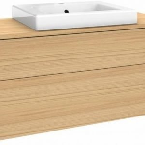 Allaskaappi Gustavsberg Artic 48100 Natural Oak 1000x495x460 mm ilman allasta