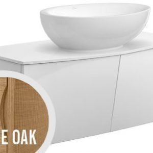 Allaskaappi Villeroy & Boch Aveo new generation A845 1016x400x508 mm Pure Oak + pesuallas