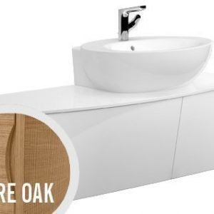 Allaskaappi Villeroy & Boch Aveo new generation A846 1316x400x508 mm Pure Oak + pesuallas