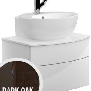 Allaskaappi Villeroy & Boch Aveo new generation A847 616x400x440 mm Dark Oak + pesuallas