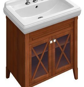 Allaskaappi Villeroy & Boch Hommage 8995 685x750x540 mm pähkinäpuu + pesuallas