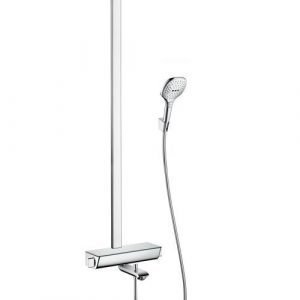 Amme- ja suihkuhana Hansgrohe Raindance Select E 360 Showerpipe termostaatti käsi- ja yläsuihkulla kromi (27113000)