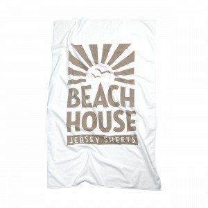 Beach House Logo Towel Pyyhe Valkoinen 90x150 Cm