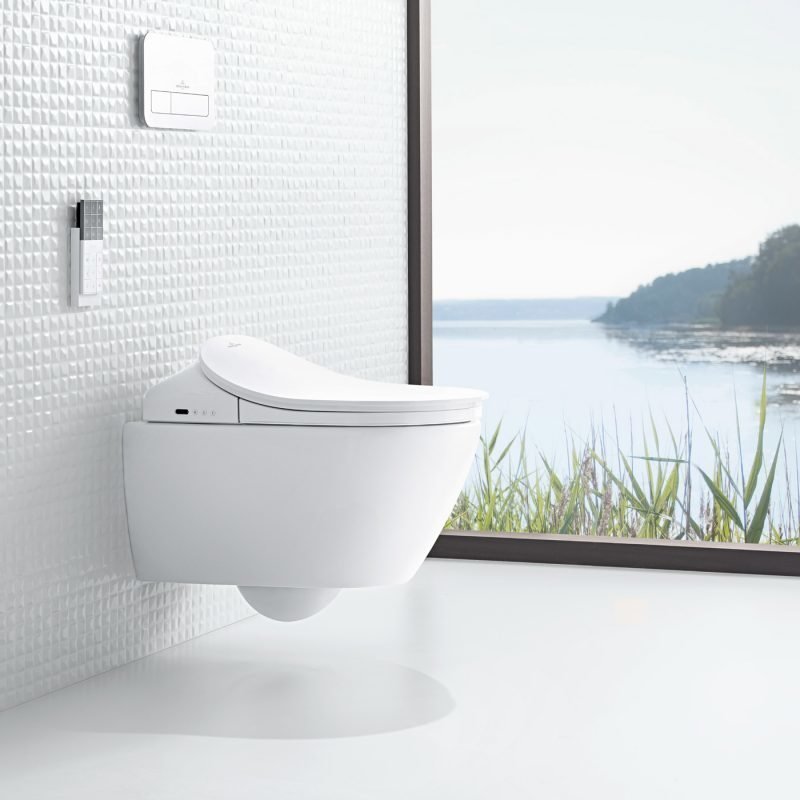 Elektroninen pesevä WC-istuin Villeroy&Boch ViClean-L V02EL401 valkoinen