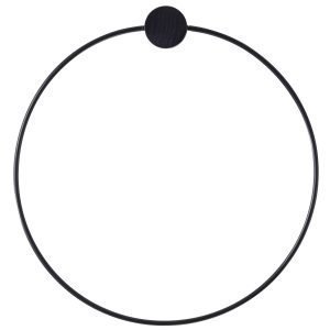 Ferm Living Black Vaateripustin Circle