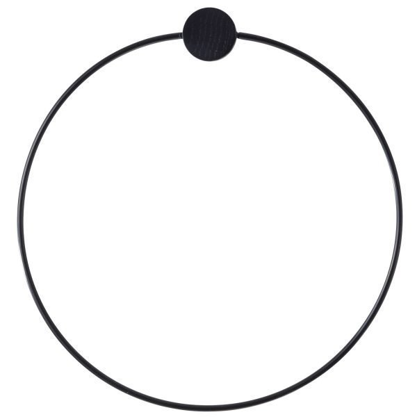 Ferm Living Black Vaateripustin Circle