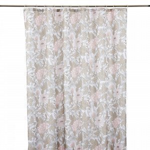 Hemtex Beatrice Shower Curtain Suihkuverho Moniväribeige 180x200 Cm