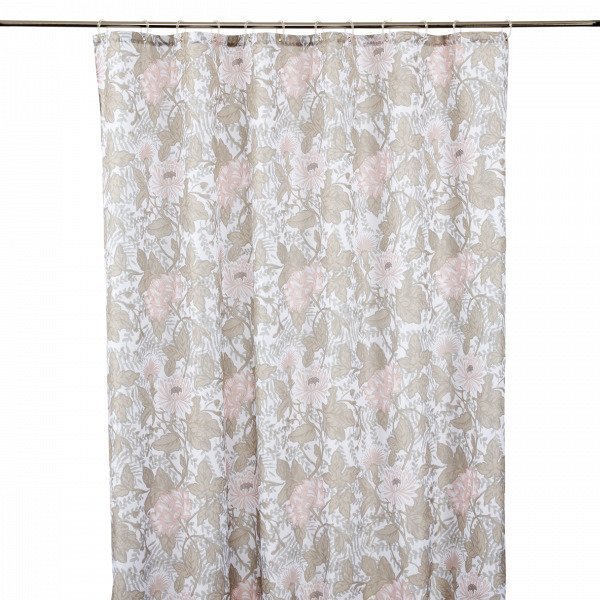 Hemtex Beatrice Shower Curtain Suihkuverho Moniväribeige 180x200 Cm