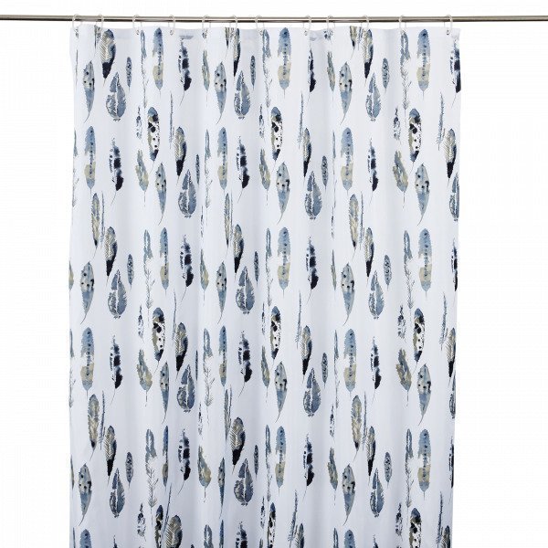 Hemtex Hiram Showercurtain Suihkuverho Harmaansininen 180x200 Cm