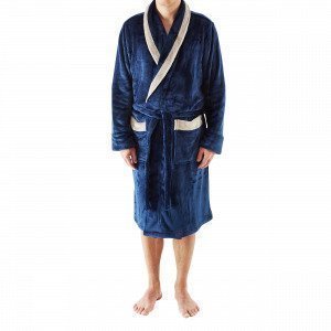 Hemtex Jack Fleece Robe Kylpytakki Mariininsininen L / Xl