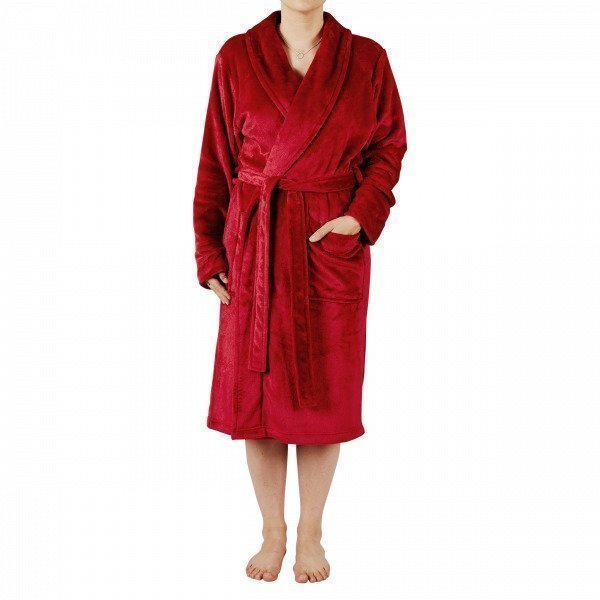 Hemtex Johanna Fleece Robe Kylpytakki Luumu L / Xl