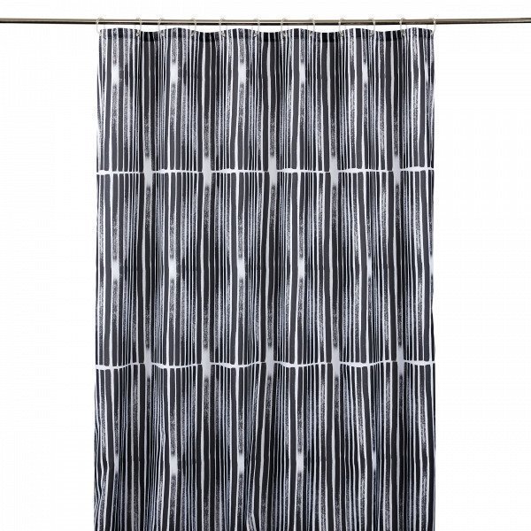 Hemtex Midori Shower Curtain Suihkuverho Harmaa 200x180 Cm