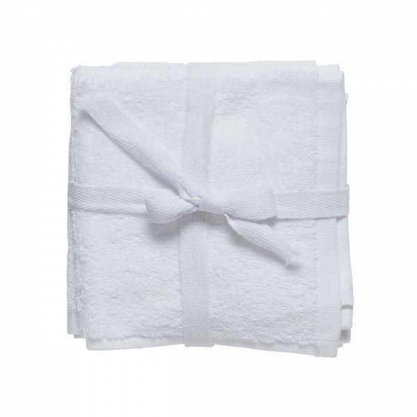 Hemtex Miya Face Cloth 3p Pesulappu Valkoinen 30x30 Cm