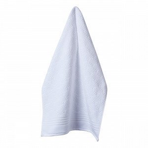 Hemtex Palmea Guest Towel Vieraspyyhe Valkoinen 50x70 Cm