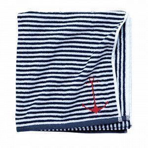 Hemtex Skagerrak Bath Towel Kylpypyyhe Mariininsininen 70x140 Cm