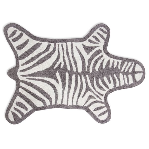 Jonathan Adler Zebra Kylpyhuonematto Harmaa