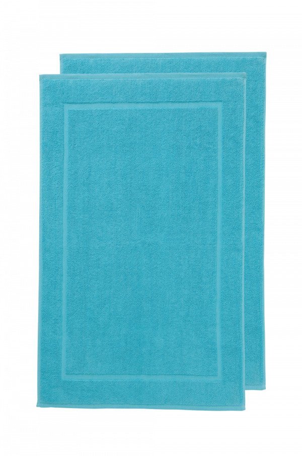Jotex Amy Kylpyhuonematot Sininen 50x80 Cm 2-Pakkaus