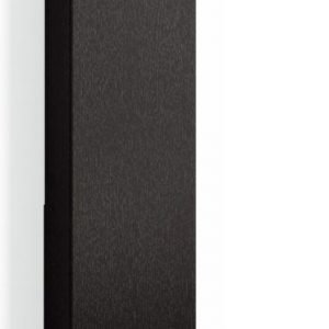 Korkea kaappi Forma 123x30x20 cm Push Open musta tammi