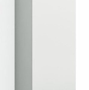 Korkea kaappi Forma 123x30x20 cm valkoinen