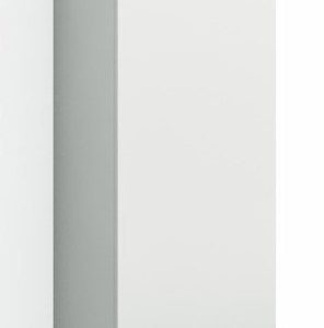 Korkea kaappi Forma 123x40x20 cm valkoinen