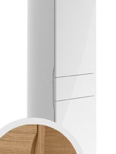 Korkea kaappi Villeroy & Boch Aveo new generation A848 400x1530x350 mm sarana oikealla Pure Oak