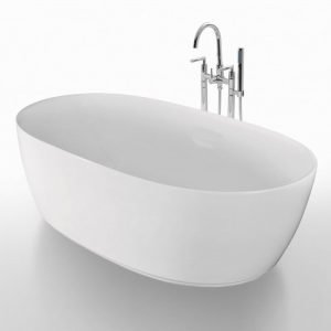 Kylpyamme Bathlife Ideal Oval 1600 mm valkoinen