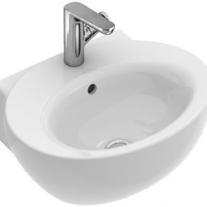 Käsienpesuallas Ceramicplus-pinnoitteella Villeroy & Boch Aveo new generation 4131 505x410 mm Valkoinen Alpin