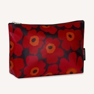 Marimekko Mini Unikko Ruusu Meikkilaukku Punainen / Plum