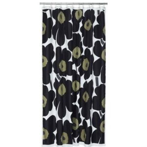 Marimekko Unikko Suihkuverho Musta