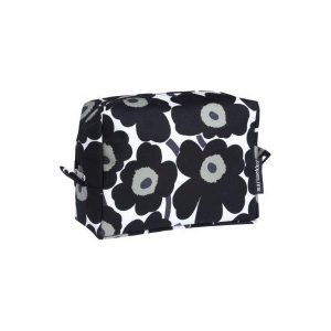 Marimekko Verso Mini Unikko Toilettilaukku Valkoinen / Musta