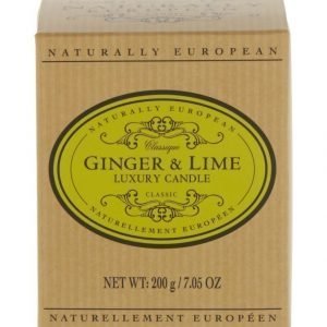 Naturally European Naturally European Classique Ginger & Lime Luxury Tuoksukynttilä