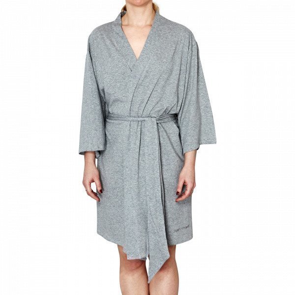 Navy Stories Melange Kimono Aamutakki Harmaa