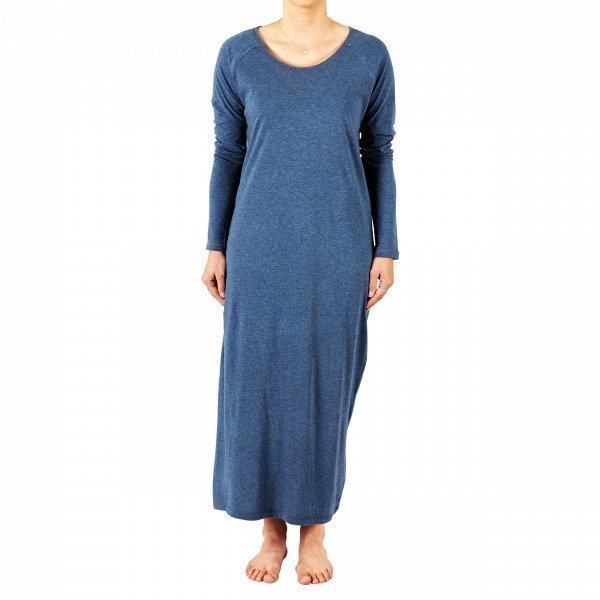 Navy Stories Melange Nightgown Yöpaita Mariininsininen M