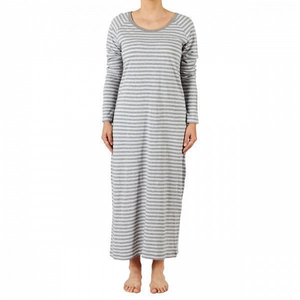 Navy Stories Stripe Nightgown Yöpaita Harmaa L