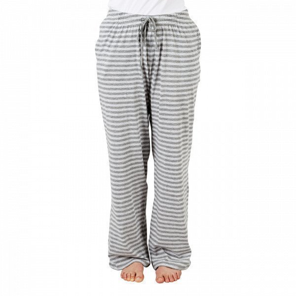 Navy Stories Stripe Pyjama Pants Pyjamahousut Harmaa M