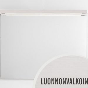 Peili Hafa Sun 1200 LED-valaistuksella valkoinen tammivaneri