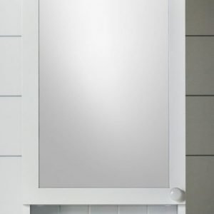 Peilikaappi Noro Alice 420x140/210x750 mm valkoinen matta LED-valaistuksella ja pistorasialla