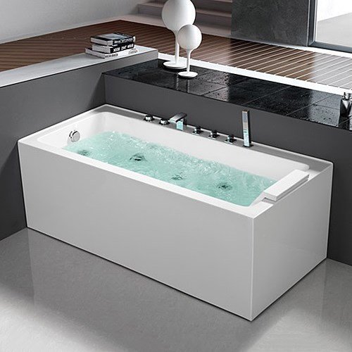 Poreamme Bathlife Pusta 1500 oikea 1500x750mm 290l veden ylläpitolämmittimellä