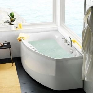 Poreamme Ocean 160 R Comfort akryyli valkoinen