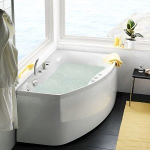 Poreammepaketti Ocean 160 L Comfort hana + etulevy valkoinen