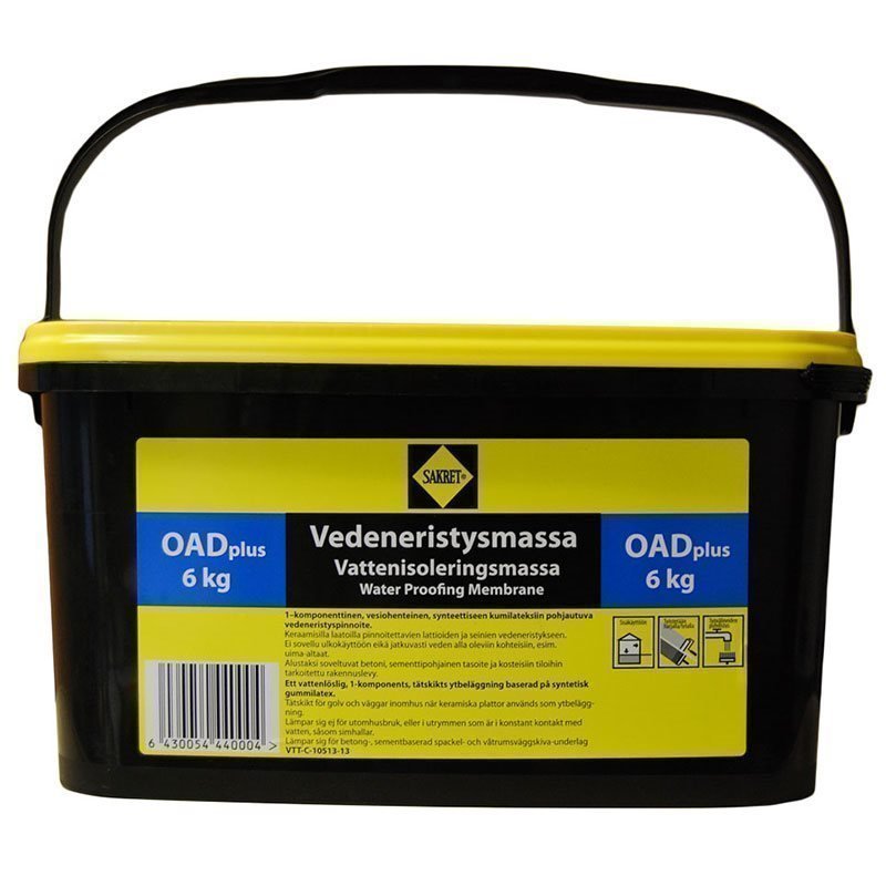 Sakret OAD Plus Vedeneristysmassa 6kg