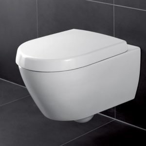 Seinä-WC Villeroy & Boch Subway 2.0 5600 375x565 mm Valkoinen Alpin + istuinkansi