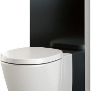 Seinä-WC-moduuli Monolith BTW-lattiaistuimelle musta H101