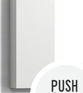 Seinäkaappi Forma 70x30x15 cm Push Open valkoinen