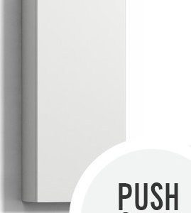 Seinäkaappi Forma 70x30x15 cm Push Open valkoinen