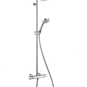 Suihkuhana Hansgrohe Croma 160 Showerpipe termostaatti käsi- ja yläsuihkulla kromi (27135000)