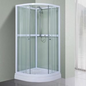 Suihkukaappi Bathlife Ideal pyöreä 900 x 900 mm