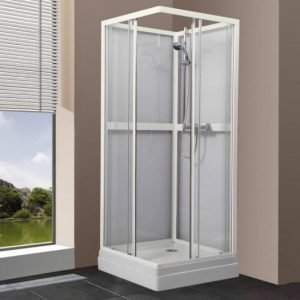 Suihkukaappi Bathlife Ideal suora 900 x 900 mm